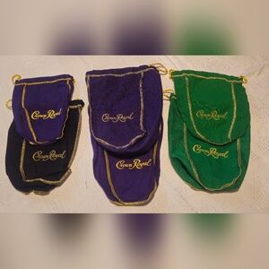 Lot of 6 Crown Royal bags